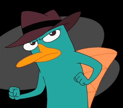 perry the platypus from phineas and ferb